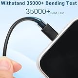 ZenithCove 5M Long USB C Cable, USB A to USB C Power Extension Cable Charging and Data Sync Cord USB C Charger for Security Camera Phone Tablet Controller Laptop Switch Pro Controller - Image 6