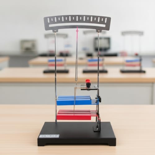 harayaa Physics Demonstrator Ampere Force Apparatus Electromagnetism Demonstration Device Classroom Model Teaching Instrument with Metal Structure and - 2