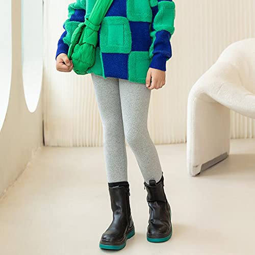 KAGAYD Girls High Waisted Leggings Slim Fit Stretchy Warm Tights Winter Warm Leggings Casual Stretchy Pants for3