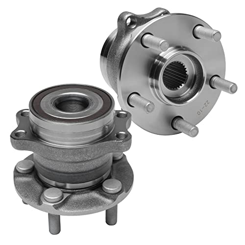 Image of Replacement Rear Wheel Hub Bearing Assembly Set of 2 - Compatible with Subaru - Crosstrek, Forester, Impreza, XV Crosstrek - Replaces 512518, BR930928, HA590522