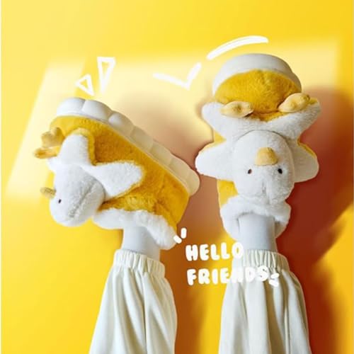 Women Plush Fruit Slippers Funny Cozy Furry3D full coverage Cute Banana Kawaii Fuzzy Indoor Winter Bedroom Shoes Gifts4