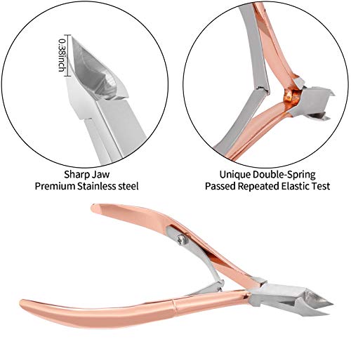image for Cuticle Trimmer with Cuticle Pusher and Cutter-YINYIN Cuticle Cutter C