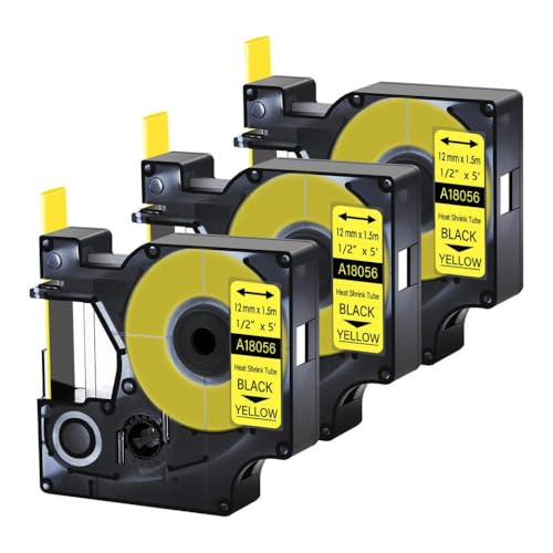 Tube thermorétractable 18051 18052 compatible Rhino 5200 pour câble électrique