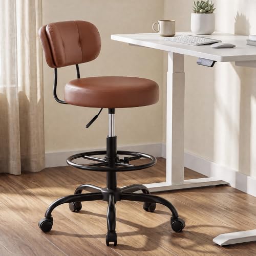 Homkdom Drafting Chair Extra-Wide Seat