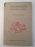 The Hoysalas,: A medieval Indian royal family B0007ILXJM Book Cover
