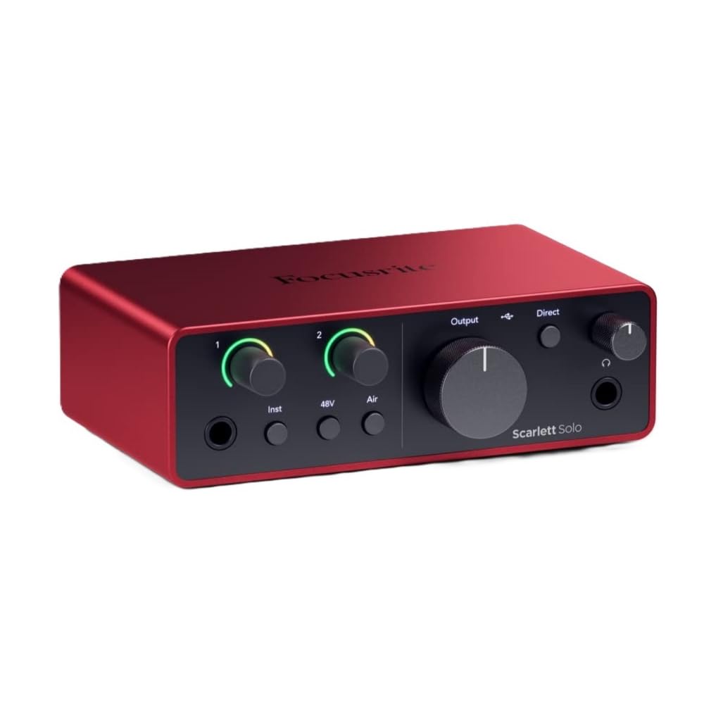 Amazon.co.jp: Focusrite Scarlett Solo 第4世代 USBオーディオ 