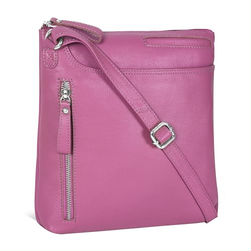 Image of Leather Crossbody Bags for Women - Ladies Sling Handbags - Medium Cross body Purses Handbags - Purses For Women