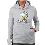 Hochwertiges Peanuts Produkt. Peanuts Merry and Bright Snoopy Christmas Women\'s Hooded Sweatshirt