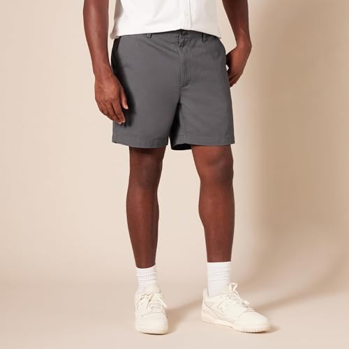 Image of Amazon Essentials Men's Classic-Fit 7 inch Chino Shorts