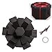 Creativo Explosion Box, Photo Scrapbook Creative DIY Album La Confezione Regalo per Anniversario, San Valentino,Compleanno, Matrimoni, Regalo di Sorpresa Explosion Box (Esagono Nero)