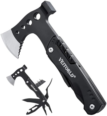 VEITORLD Multitool Axe Hammer Camping Accessories, Valentines Day...