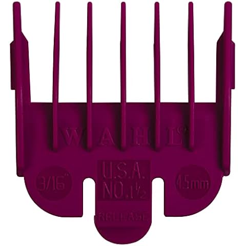 Wahl Standard Fitting Attachment Comb Number 1.5 4.5mm Plum Cover
