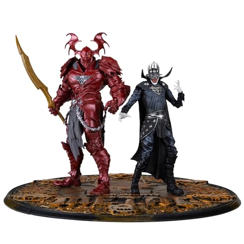 McFarlane Toys- DC Multiverse Batman Who Laughs (Knight Armor) & The Merciless (Dark Multiverse) 7in Figure and Mega Figure McFarlane Collector Edition 2pk #4