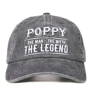 Poppy Gifts Embroidered Cap, Funny Grand...