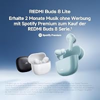 XIAOMI REDMI Buds 8 Lite: True-Wireless In-Ear Kopfhörer mit 42dB ANC, 12,4mm Treiber, bis zu 36 Std. Laufzeit, 5 EQ-Presets & Bluetooth 5.4, weiß – Ansicht 3
