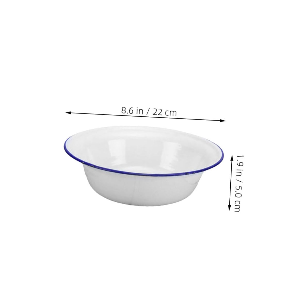 Mikinona Vintage Enamel Pie Plate Pan Enamel Baking Dish for Oven Heavy Duty Enamelware for Baking Mince Pie Tray