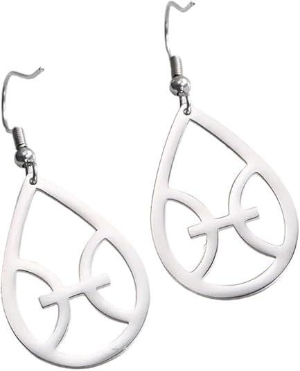 New 2026 Unisex Zodiac Sign 12 Constellation Drop Earrings For Women Stainless Steel Aries Virgo Pendant Jewelry Birthday Decoration Luxury With You Accessories Trendy And Men