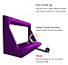 Talvania 33 Feet Inflatable Projector Screen for Outdoor and Indoor TV Movie Watching, Huge Screen, Blower, Tie Downs, Stakes, Sandbags, and Storage Bag, Quick Blow Up, Jumbo (33' Purple)