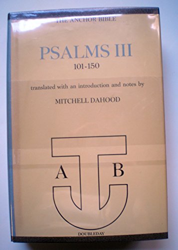 Anchor Bible Psalms 101-150. First Edition. 1970 B00PBBSU8M Book Cover