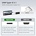 USB-C Wireless HDMI Transmitter and Receiver, Plug & Play – 1080P@60Hz, 2.4G/5G Streaming, 100FT Range, Compatible with Smartphone, Laptop, Netflix, Projector, HDTV, No App/WiFi Required
