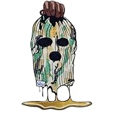BRANDEGY -Ski Mask Iron on Patches, Applique Patches, Embroidered Iron on Patches for Backpacks, T-Shirts, Hoodies, Sweatshirts and DIY Accessories (Camouflage)