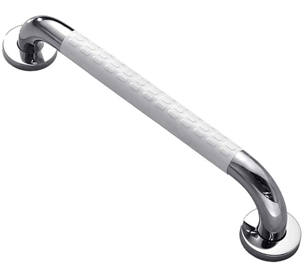 Tyuhduyur White Safety Grab Bar For Bathtub Grab Bars For Bathtubs And Showers Handicap Safety Support Handrail For Elderly Children Wall Mount Anti-Slip Rail/White/48Cm ( 38Cm)