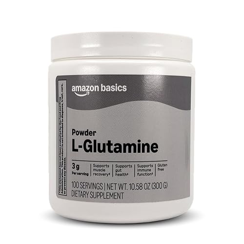 Amazon Basics L-Glutamine Powder 10.58 oz 100 Servings