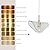 KSANA Gold Pendant Light, Modern Glass Pendant Lighting for Kitchen Island, Elegant Ceiling Light Fixture with Textured Glass Shade for Dining Room, Bedroom and Foyer