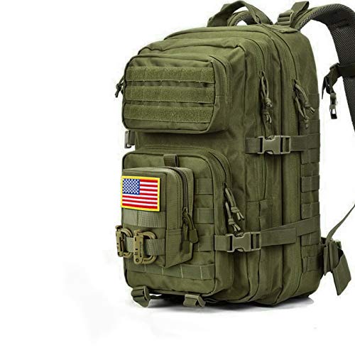 2 Pieces Tactical USA Flag Patch American Flag US United States of America Regular and Reverse Military Uniform Emblem Patches (Army Green-2 Packs Regular)