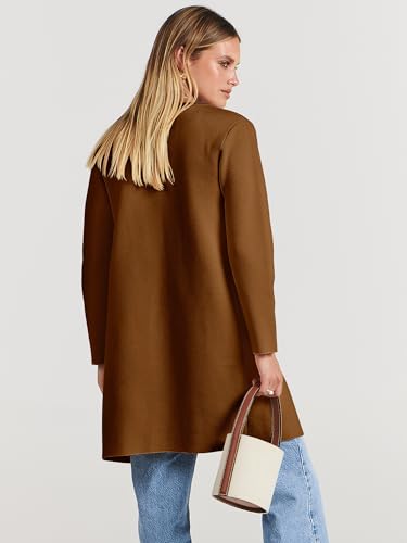 Image of ANRABESS Womens Cardigan Sweater Open Front Knit Long Coatigan Dressy Casual Jacket Coat 2026 Fall Outfits Classy Clothes