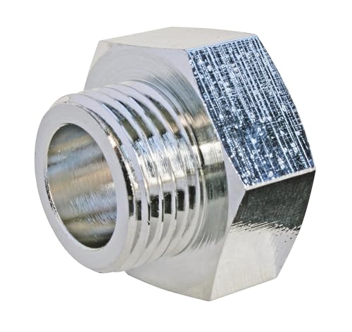 SOMATHERM FOR YOU - Reduzierstück Messing vernickelt - Innengewinde 20/27 - Außengewinde 15/21