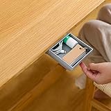 Design unique: la boîte de rangement adopte un design caché, qui peut être collé au bas de la table, avec une poignée en bas pour un accès facile.