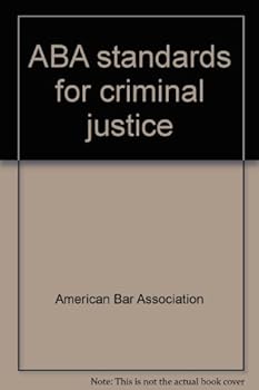 Paperback ABA standards for criminal justice Book