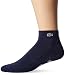 Lacoste Men's Sport Quarter Ped Sock with Croc