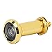 Door Viewer, 220° Anti - Theft Peephole Lens for 35–60 mm Doors, Zinc Alloy Silver & Gold (2 - Pack) - Wide Angle Home Security, Tool - Free Installation for Apartments (Simple 14 Gold,