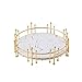 Vobajf Vassoio Decorativo Vassoio in Ceramica Rotondo Decorativo Decorativo Rack Gioielli Cosmetici scaffale Decorazione della casa organizza Il Vassoio di stoccaggio del Disco