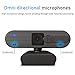 2021 Upgraded Webcam with Dual Microphone, 1080p FHD Pro Streaming USB Video Camera, Plug and Play, Privacy Cover, for Window Mac OS Computer, for Online Class, Conference, Gaming (Pro Webcam)