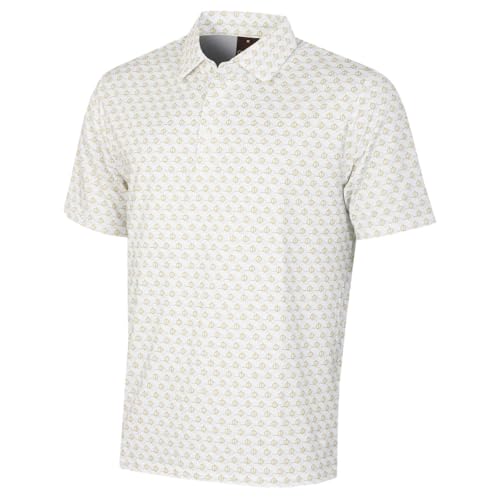 Image of Oscar Jacobson Mens Kotewall Polo Shirt - White - L