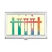 Different Temperatures Test Tube Chemistry Business Card Holder Case Pocket Box Wallet