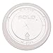 Ultra Clear Dome Cold Cup Lids f/16-24 oz Cups, PET, 100/Pack, Sold as 1 Package, 100 Each per Package