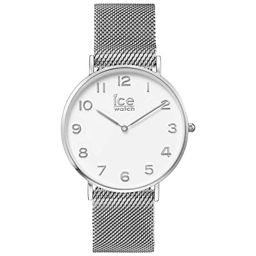 ICE-WATCH - 012701 - City Milanese - Montre Homme - Chronomètre - Cadran Blanc - Bracelet Acier Argent