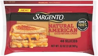 Sargento Natural American Cheese Slices, 2 lbs.