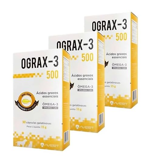 Ograx 500 Suplemento Ômega 3 Avert 30 Cap. 03 Unid.