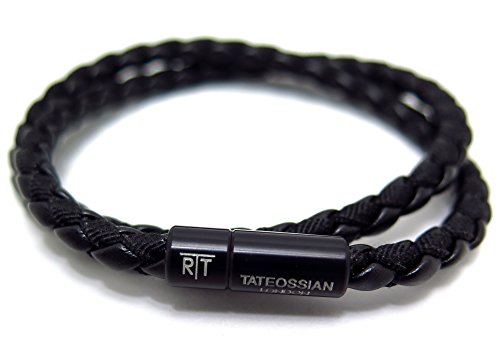 [タテオシアン] TATEOSSIAN チェルシーブレスレット(ブラックブラック) Sサイズ（Amazon）
