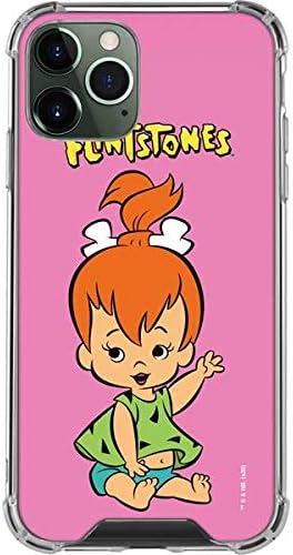 Skinit Clear Phone Case Compatible with iPhone 12 Pro - Officially Licensed The Flinstones Pebbles Flintstone Design