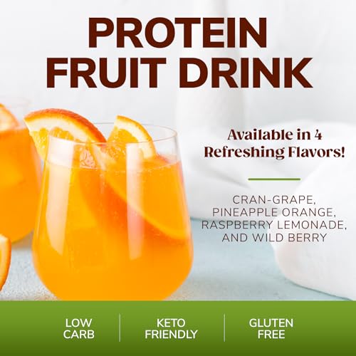 BariWise Protein Fruit Drink, Pineapple Orange, Low Sugar, Gluten Free, Keto Friendly & Low Carb (7ct) - Thumbnail 3