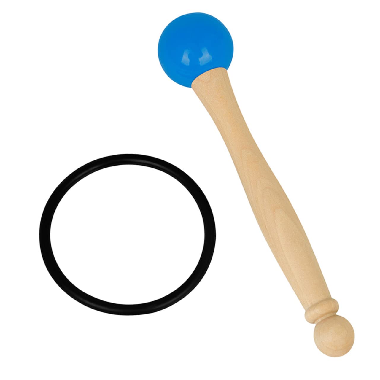ibasenice 3sets Mallet Per Ciotola Cantata Legno e Gomma Strumento Per Musicisti e Principianti Accessorio Per Ciotole Sonore e Percussioni Design Ergonomico e Antiscivolo Per Appassionati