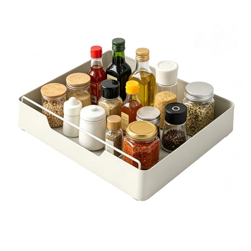 Image of BREEZENEST Pull Out Cabinet Organizer Heavy Duty Slide Out Drawer Shelf No-Drill Adhesive Mount Metal Pullout Shelf for Kitchen Cabinets Pantry Bathroom Under Sink Storage White