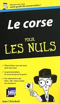 Paperback Le corse - Guide de conversation Pour les nuls [French] Book