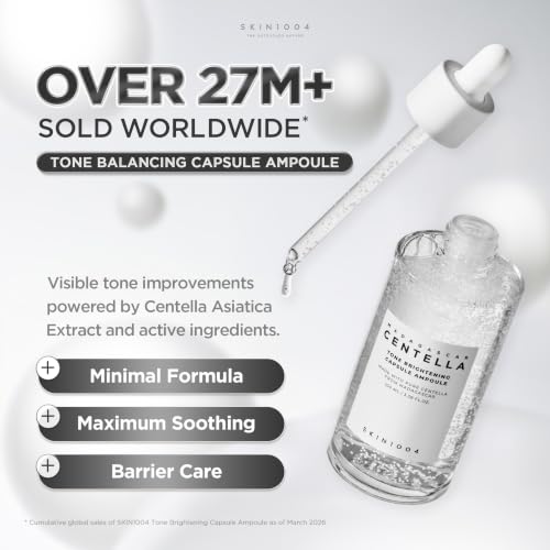 SKIN1004 Tone Balancing Capsule Ampoule, Niacinamide & Centella Serum for Face, Korean Hydrating Facial Serum for Unevne Skin Tone with Tranexamic Acid, Korean Skin Care, 3.38 fl.oz / 100ml - Image 3
